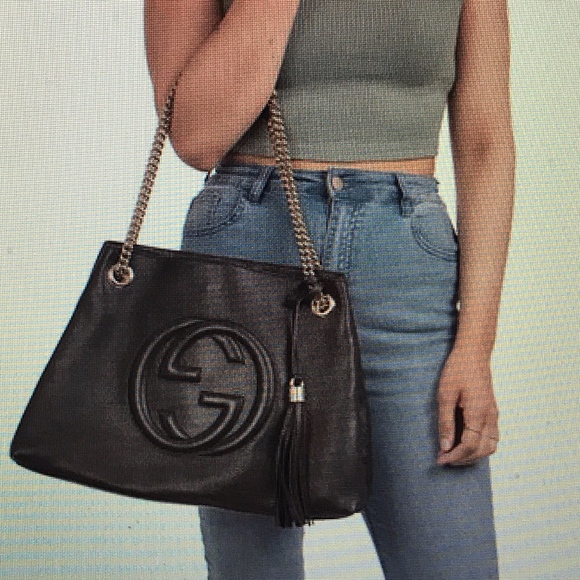 Gucci Handbags - Gucci Soho Hobo Bag